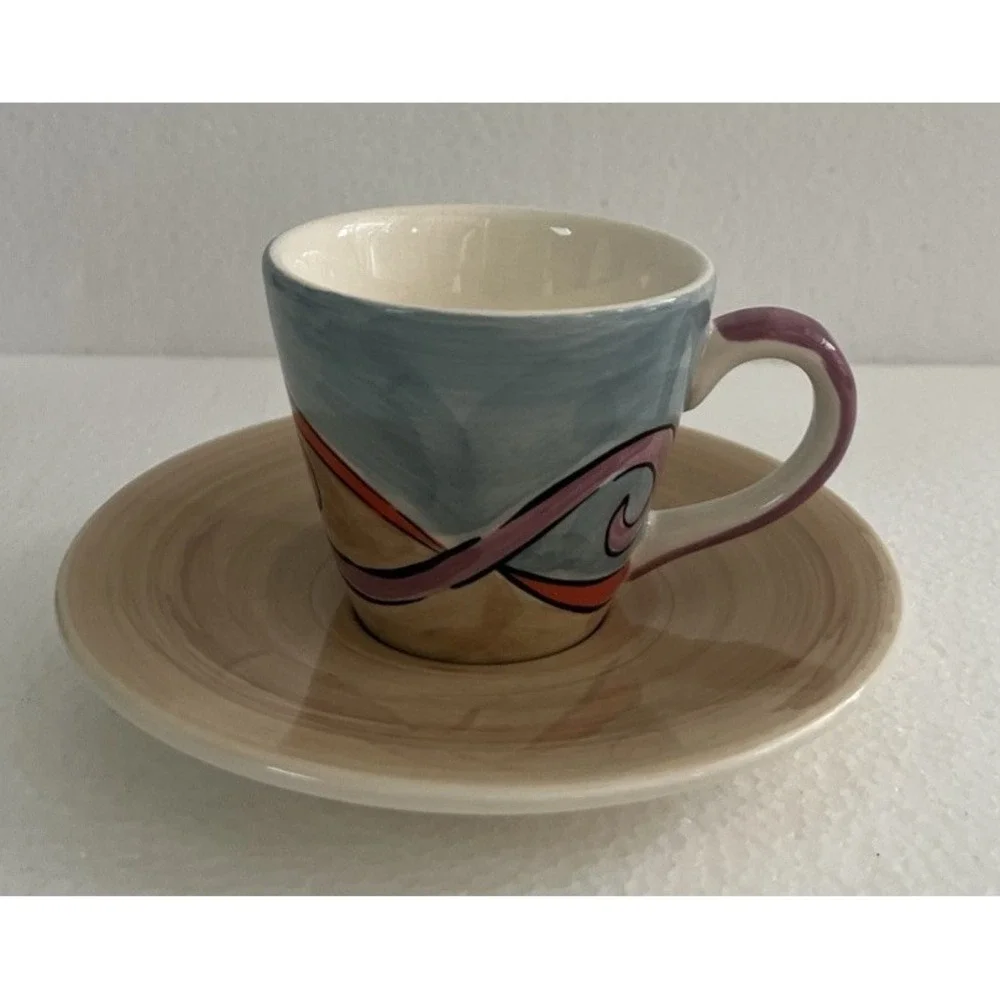 Herman Dodge & Son, Inc Hand Painted Tea Cup‎ & Saucer